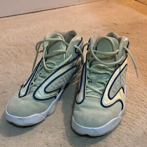 Jordan Women's Sneakers - Cream and Blue